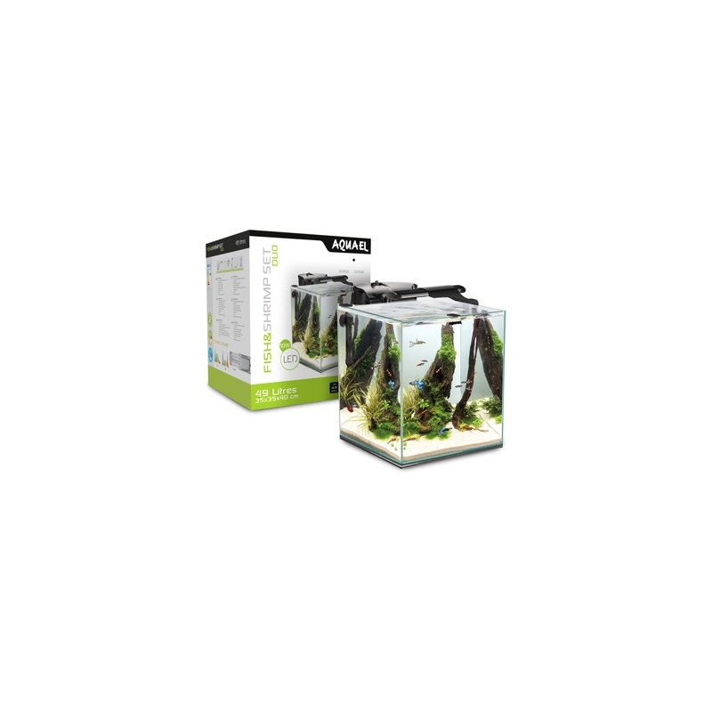 AQUARIUM FISH & SHRIMP SET DUO 35 NOIR 49L AQUARIUM FISH & SHRIMP SET DUO 35 NOIR 49L