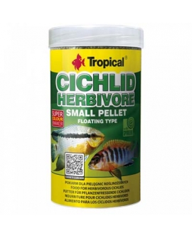 *CICHLID HERBIVORE SMALL PELLET 250ml (sur cde x 6pc minimum)